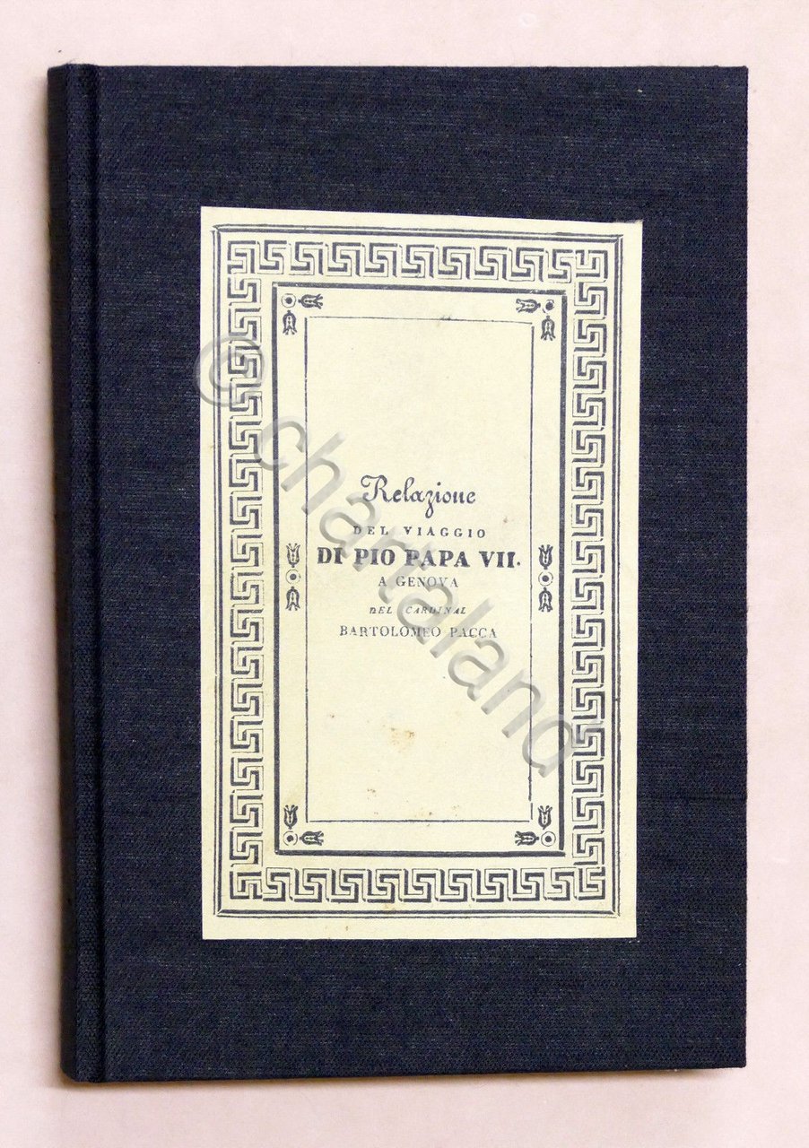 Relazione del Viaggio di Pio Papa VII a Genova del … | Immagine principale
