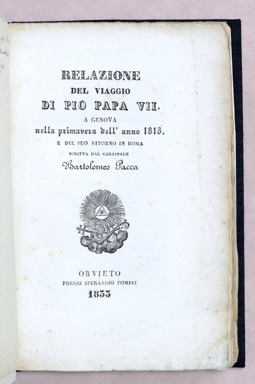 Relazione del Viaggio di Pio Papa VII a Genova del … | Immagine Gallery 2