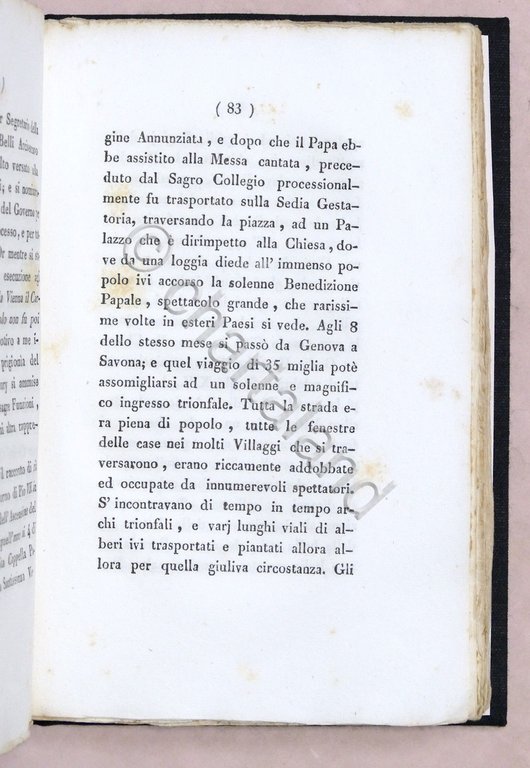 Relazione del Viaggio di Pio Papa VII a Genova del … | Immagine Gallery 8