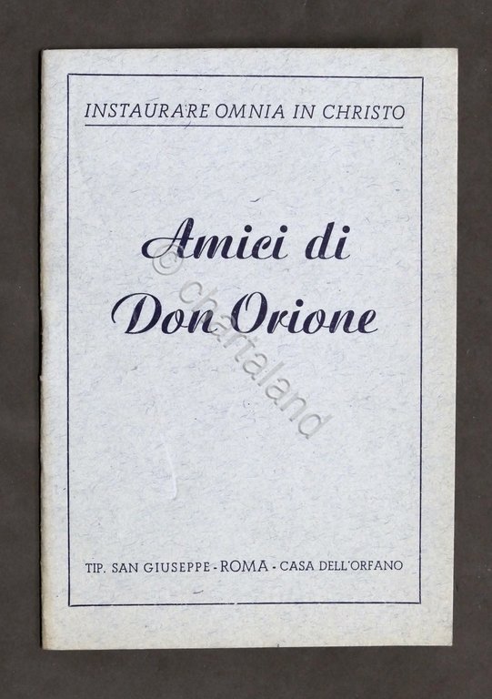 Religione - Amici di Don Orione - Statuto dell'Associazione - …