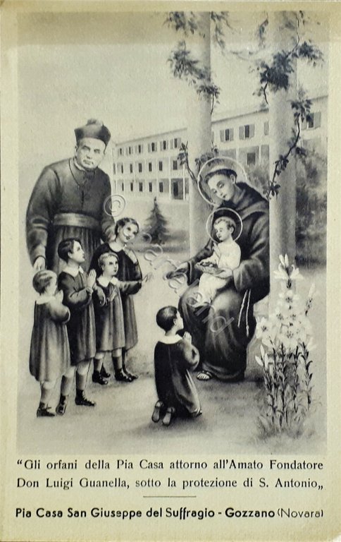 Religione Ricordo Pia Casa San Giuseppe del Suffragio - Gozzano ( Novara ) 1941