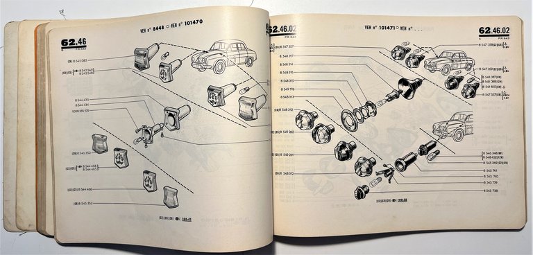 Renault Dauphine - P. R. 643 Catalogue de Pièces de …