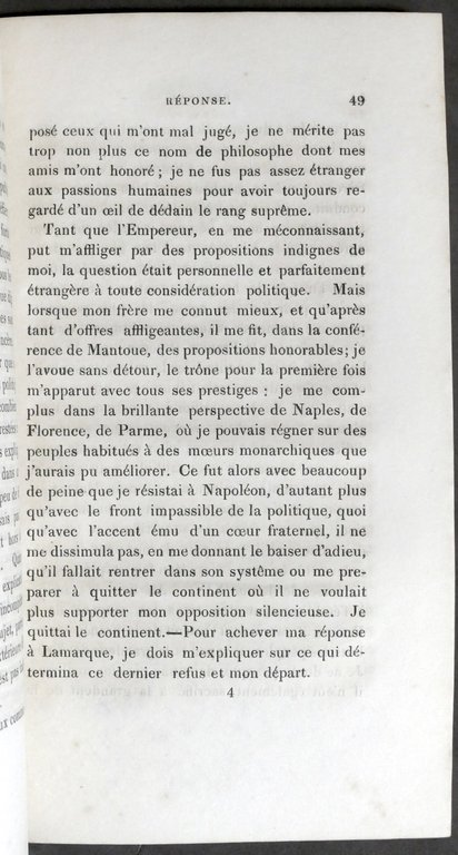 Reponse de Lucien Bonaparte aux Mémoires du general Lamarque - … | Immagine Gallery 3