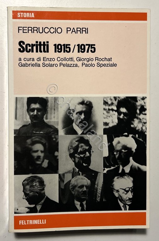 Resistenza - F. Parri - Scritti 1915/1975 - ed. 1976 …