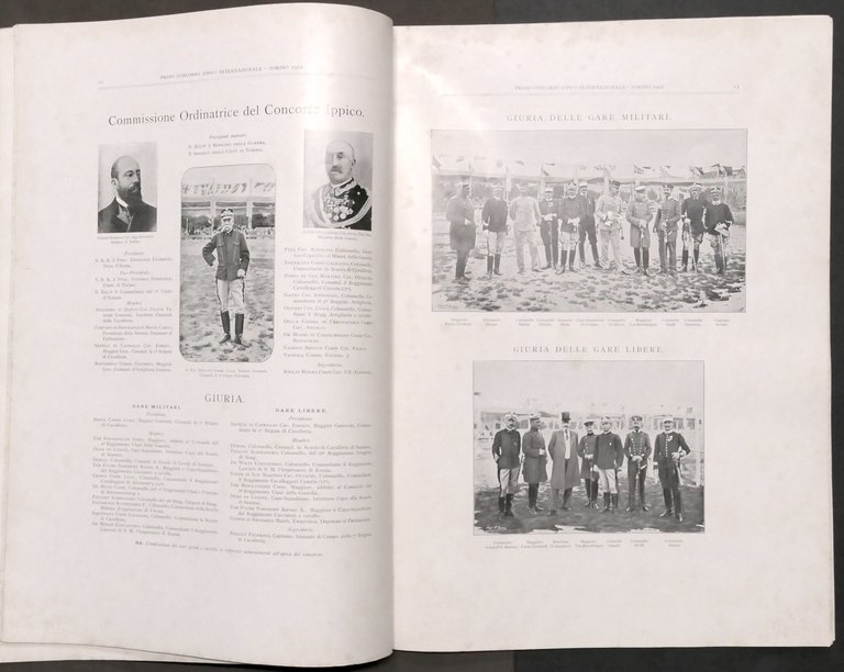 Ricordo del 1° Concorso ippico internazionale in Torino - Giugno …