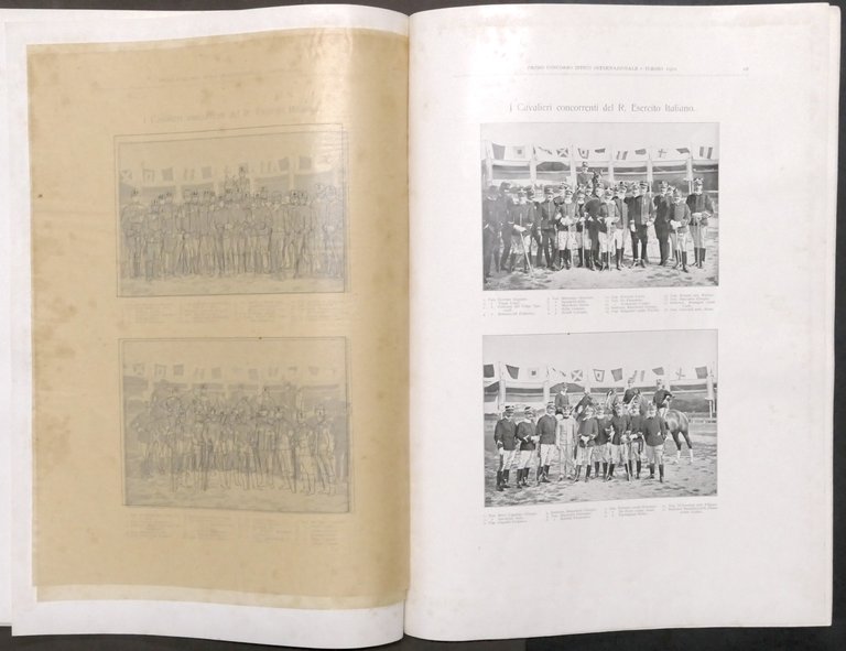 Ricordo del 1° Concorso ippico internazionale in Torino - Giugno …