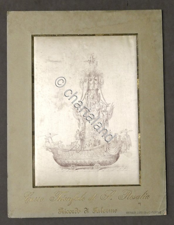 Ricordo di Palermo - Carro Trionfale di S. Rosalia - …