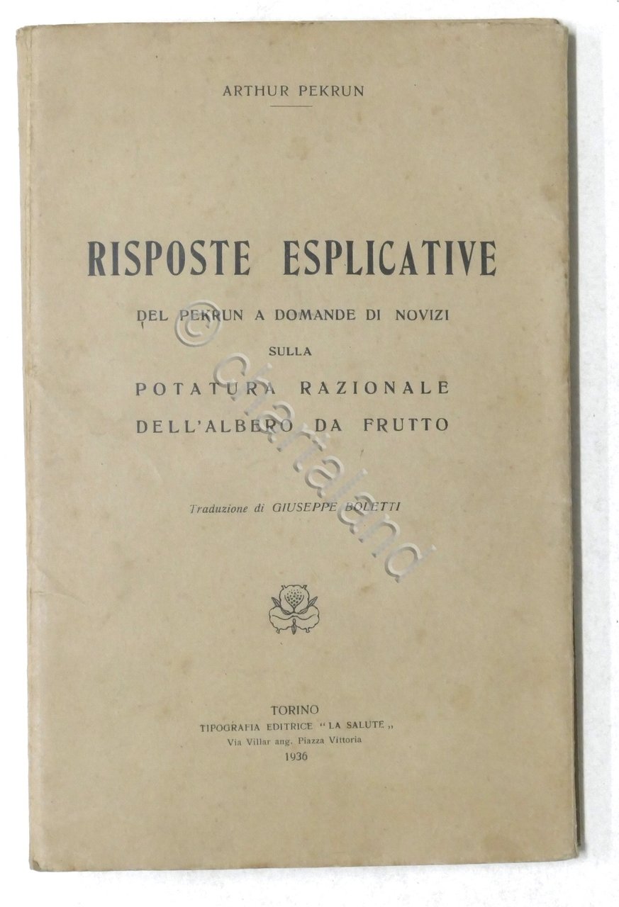 Risposte esplicative del Pekrun a domande su potatura albero da …