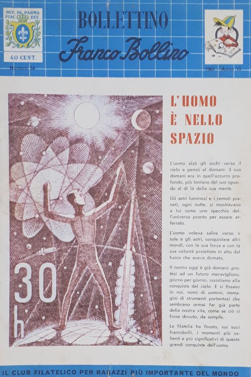 Rivista - Bollettino Franco Bollino - n. 54 - 1963 Logo Jacovitti