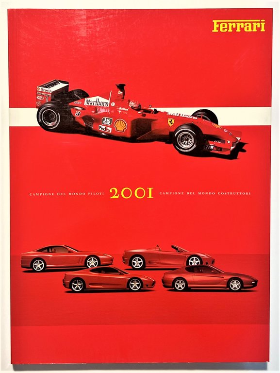 Rivista - Ferrari 2001 Campione del Mondo Piloti e Costruttori - Testo in IT/ENG