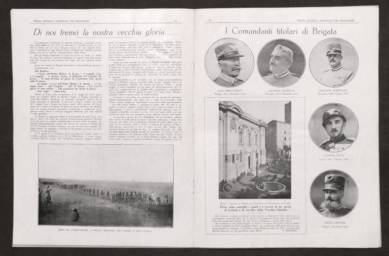 Rivista - I Adunata Nazionale Granatieri in Roma - Numero …