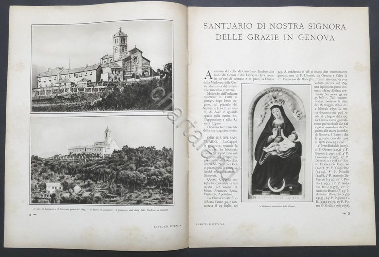 Rivista - I Santuari d'Italia - Anno V N. 1 …