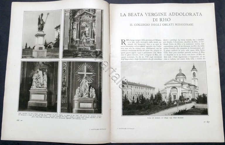 Rivista - I Santuari d'Italia - Anno V N. 5 …