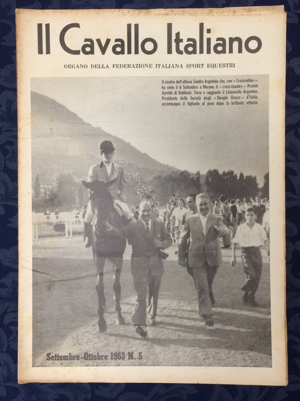 Rivista - Il Cavallo Italiano - N. 5 - Settembre …