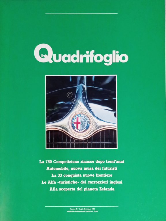 Rivista - Il Quadrifoglio Alfa Romeo - N. 21 Luglio …