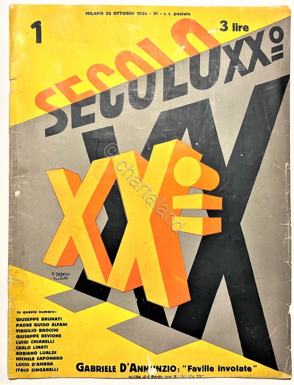 Rivista - Il Secolo XX n. 10 - 1928 - …