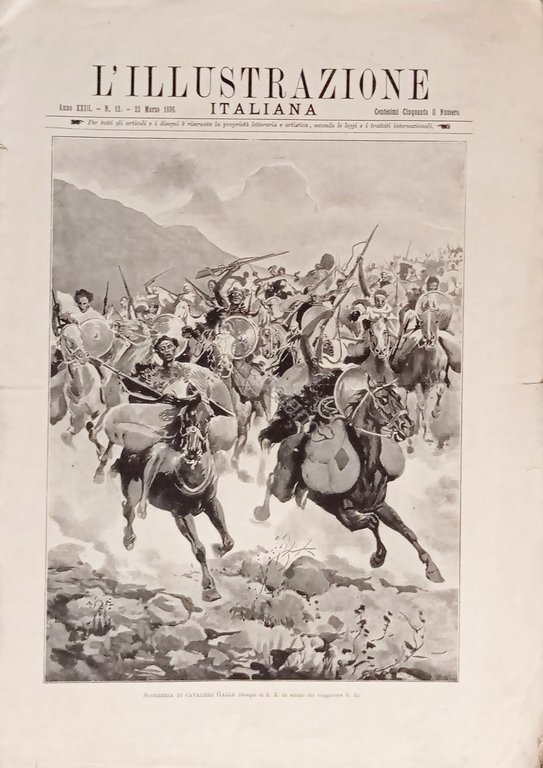 Rivista - L'Illustrazione Italiana N. 12 - 1896 Scorreria di …