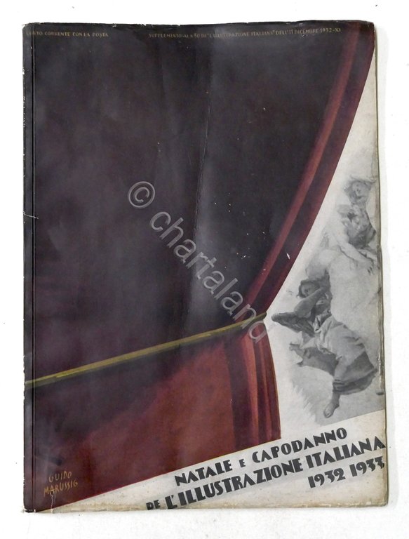Rivista - Natale e Capodanno de L'Illustrazione Italiana 1932 - 1933 Marussig
