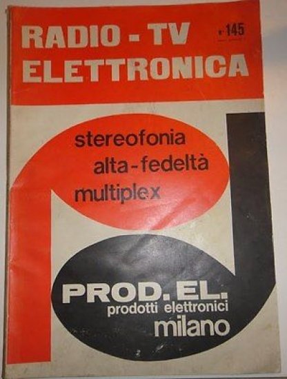 Rivista - Radio TV Elettronica - n° 145 - Stereofonia … | Immagine principale