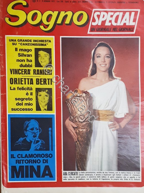 Rivista Fotoromanzi - Sogno N. 2 - 8 Gennaio 1972 …