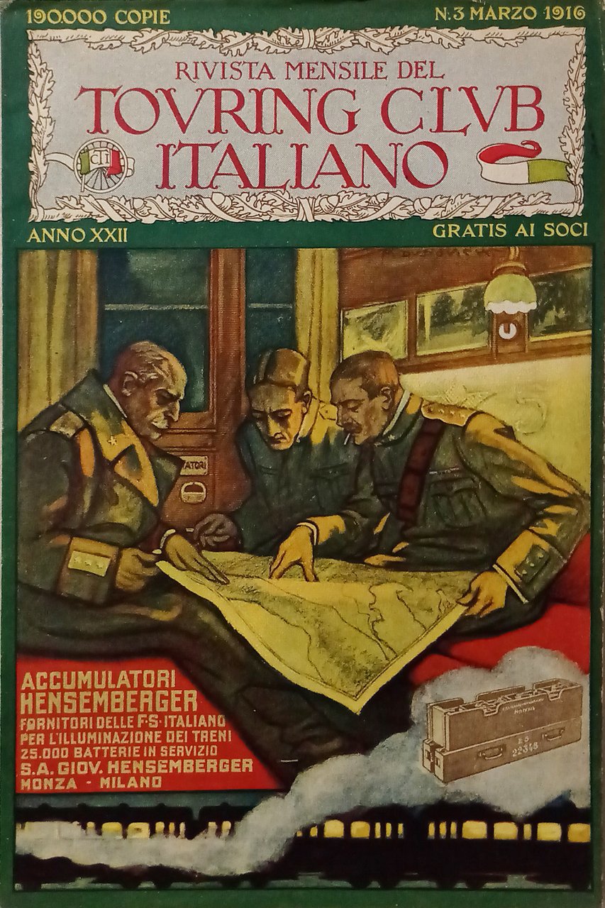 Rivista - Touring Club Italiano N. 3 - 1916 Pubblicità … | Immagine principale