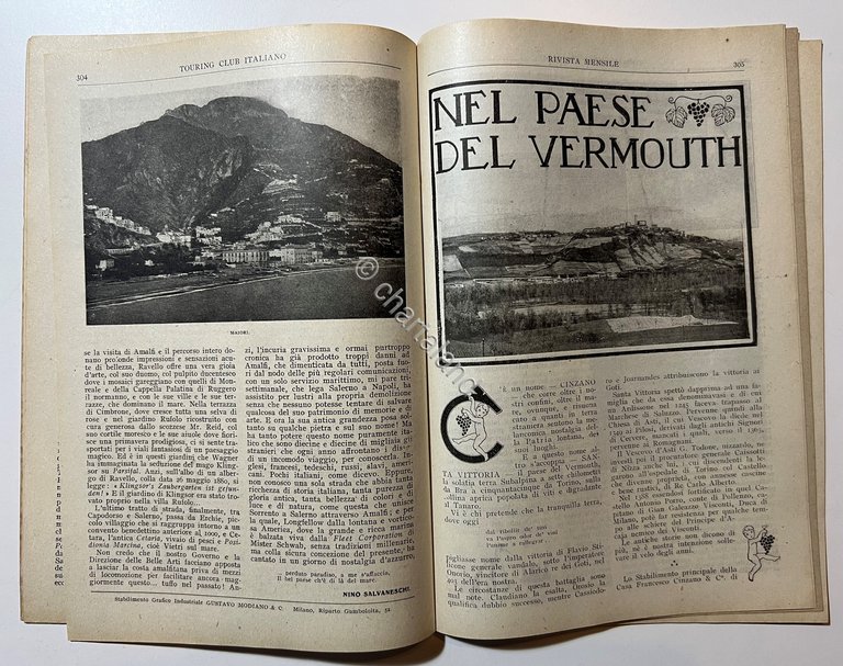 Rivista - Touring Club Italiano N. 6 - 1920 La …