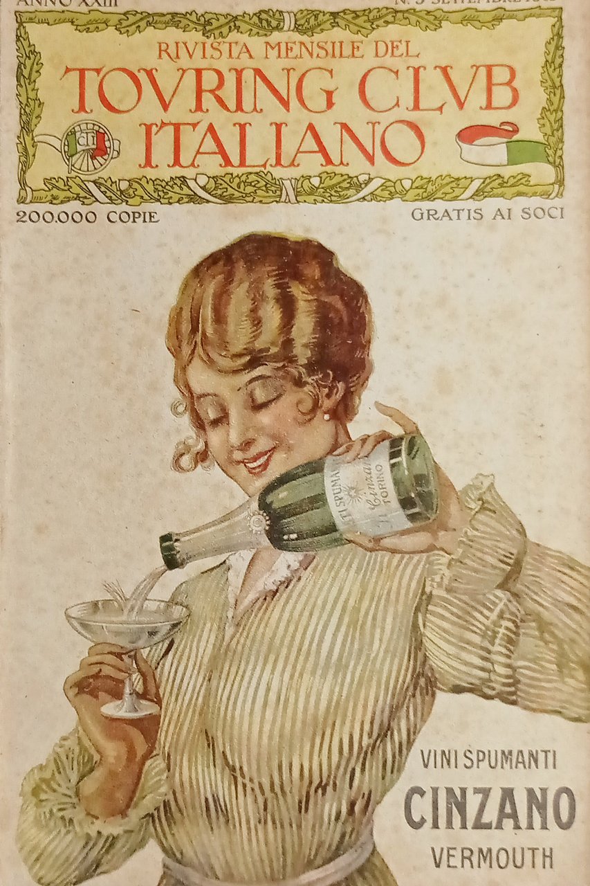 Rivista - Touring Club Italiano N. 9 - 1917 Pubblicità …