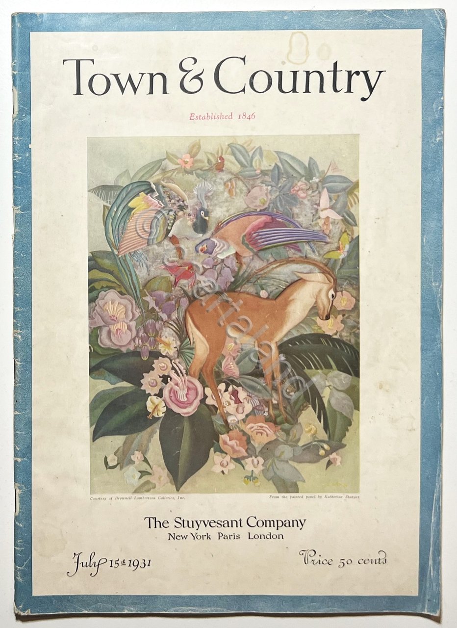 Rivista - Town & Country - July 15th, 1931 | Immagine principale
