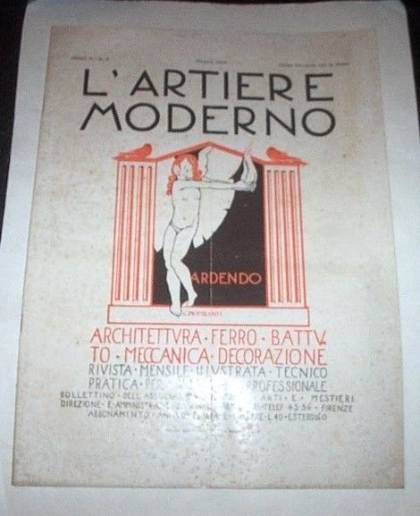 Rivista Architettura Ferro Battuto L'Artiere Moderno Anno II n° 6 … | Immagine principale