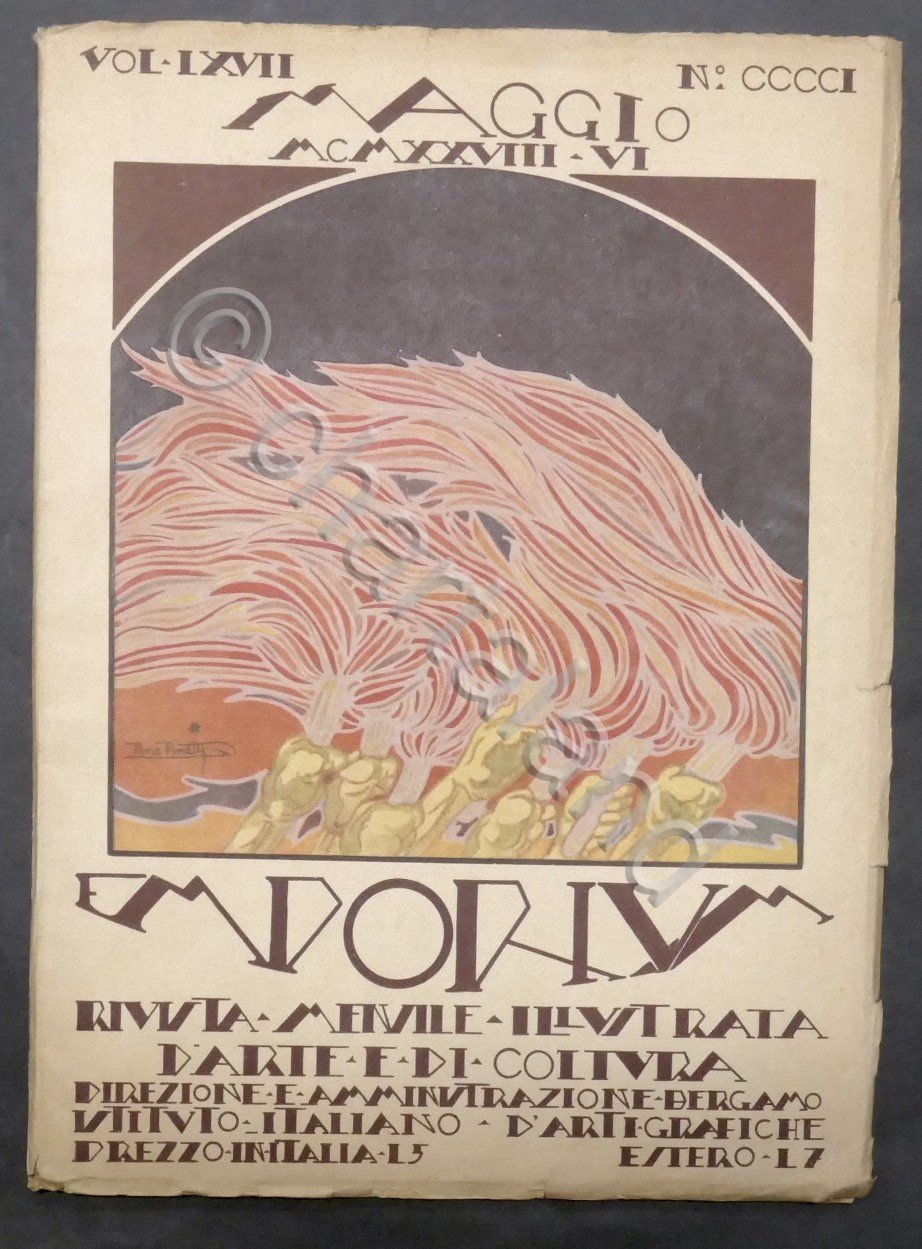 Rivista arte e cultura Emporium N. 401 - Maggio 1928 …