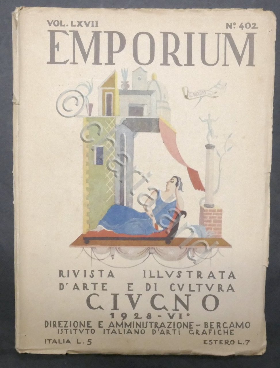 Rivista arte e cultura Emporium N. 402 - Giugno 1928 …