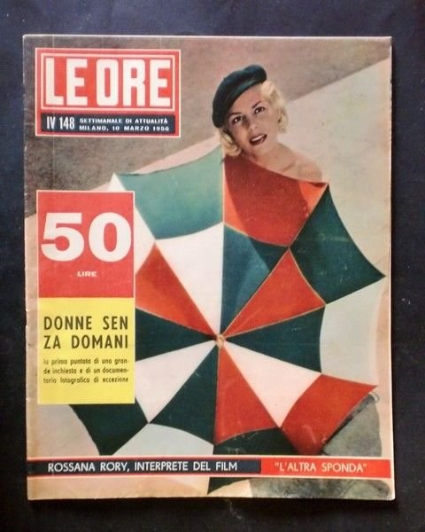 Rivista Attualità Le Ore 10 marzo 1956 n° IV 148 … | Immagine principale