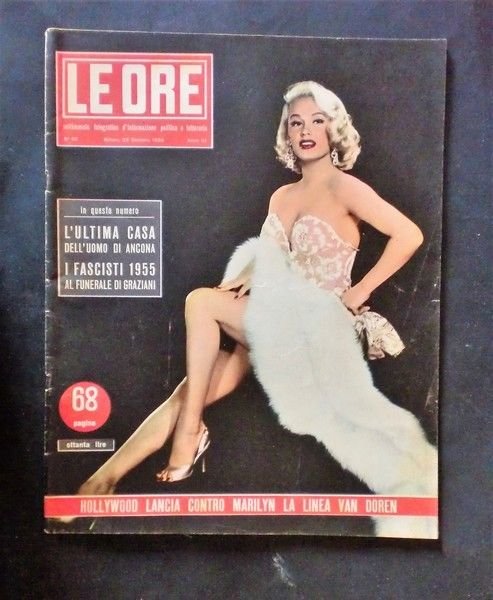 Rivista Attualità Le Ore 22 gennaio 1955 n° 89 Marilyn … | Immagine principale