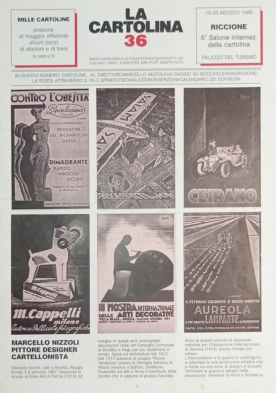 Rivista bimestrale di Collezionismo - La Cartolina N. 36 - …