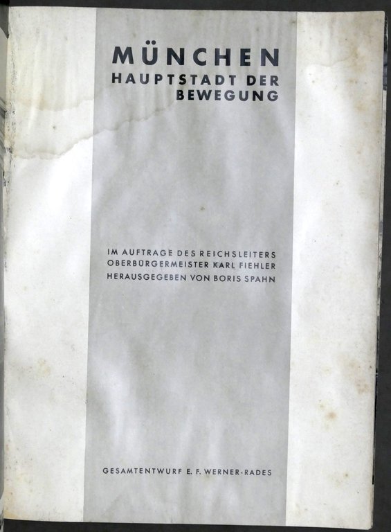 Rivista / Brochure - Monaco, capitale del movimento - Dedica …