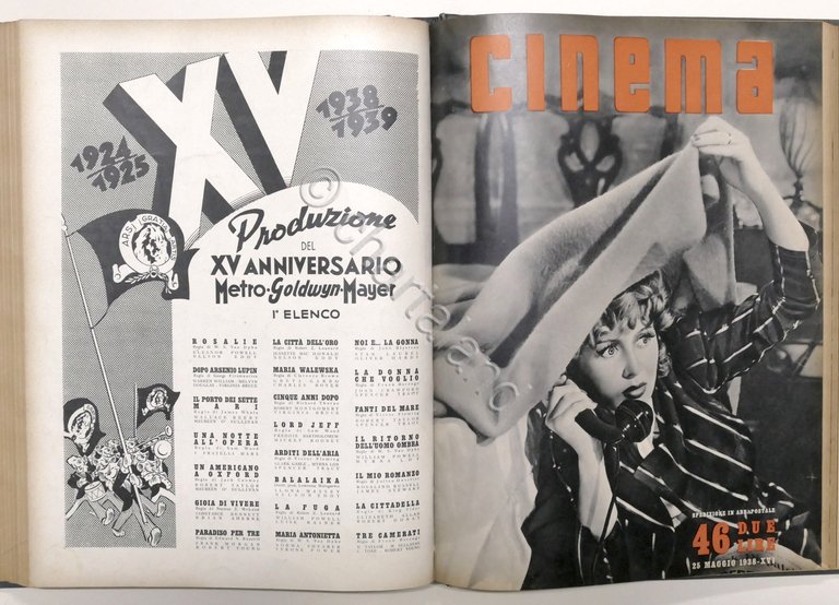 Rivista Cinema - Anno III completo - 1938 | Immagine Gallery 9