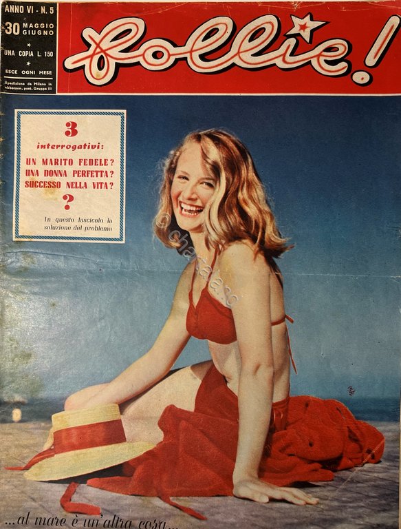 Rivista Cinema - Follie! n. 5 - 1953 Marito fedele?