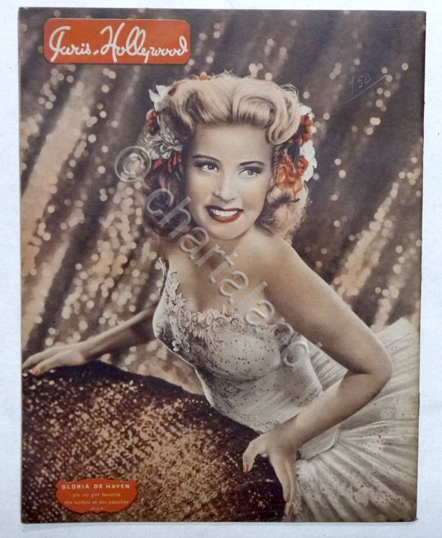 Rivista Cinema - Paris-Hollywood N. 25 - 1950 ca. Lila …