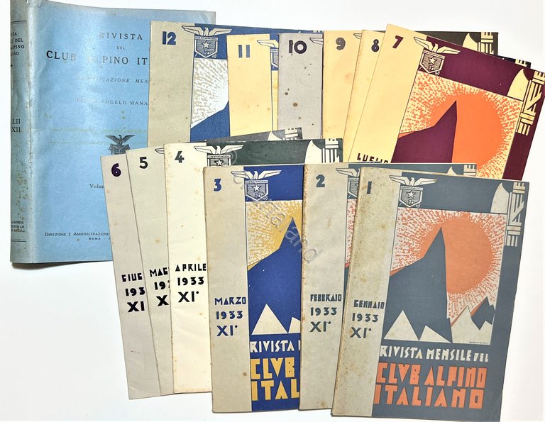 Rivista del Club Alpino Italiano - Vol. LII - 1933 …
