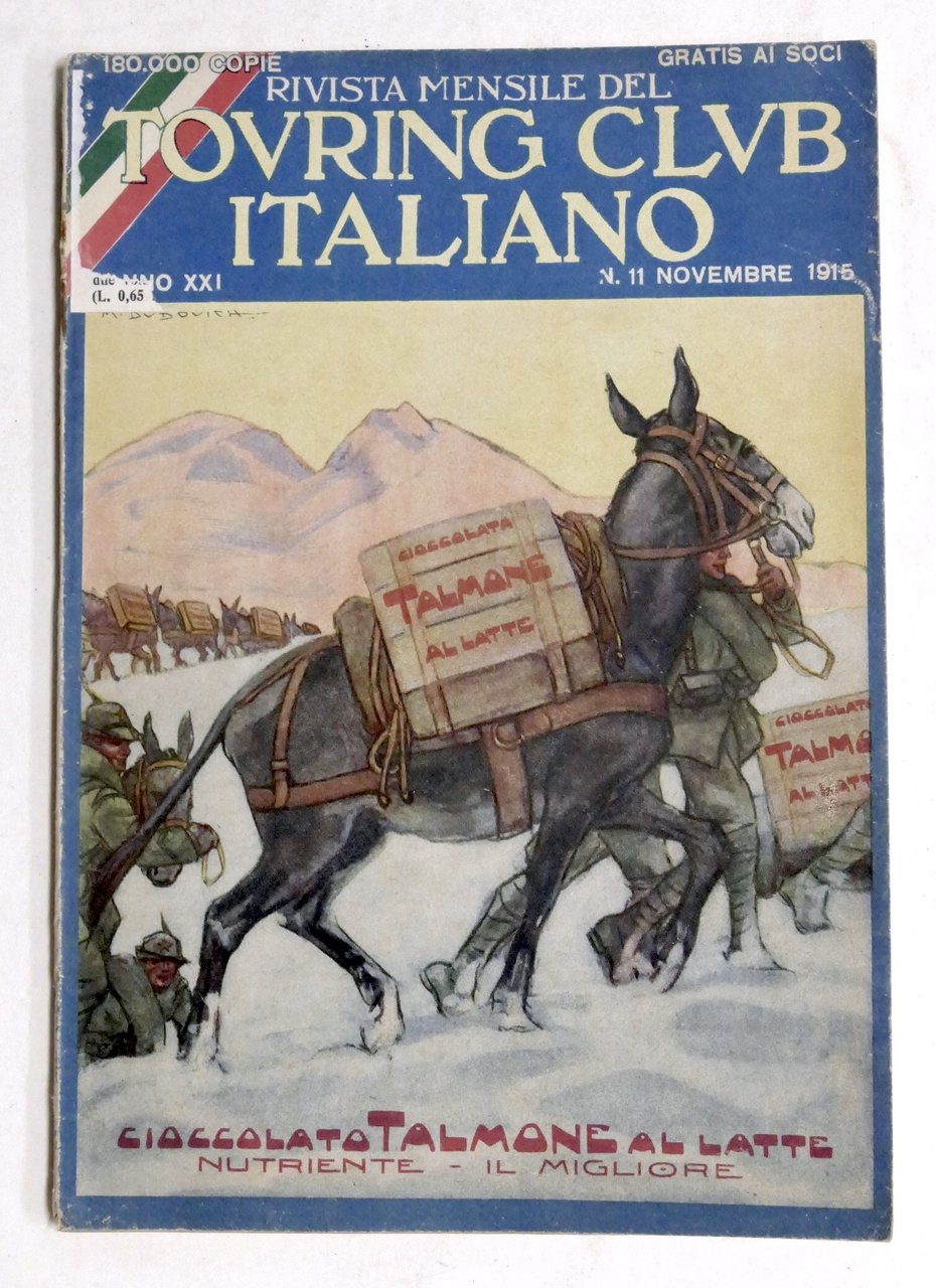 Rivista del Touring Club Italiano N. 11 - 1915 - …