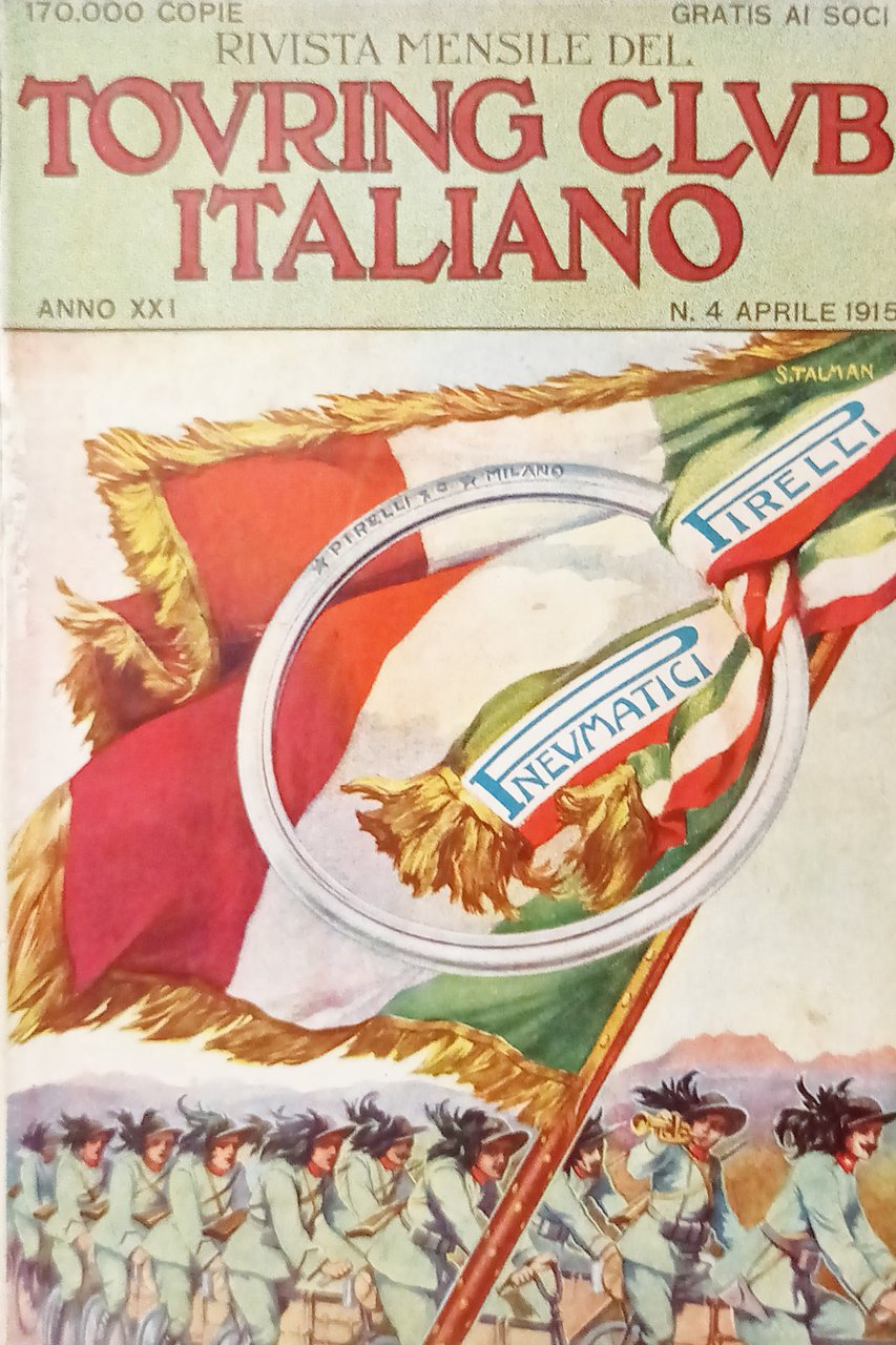 Rivista del Touring Club Italiano N. 4 - 1915 Pubblicità … | Immagine principale
