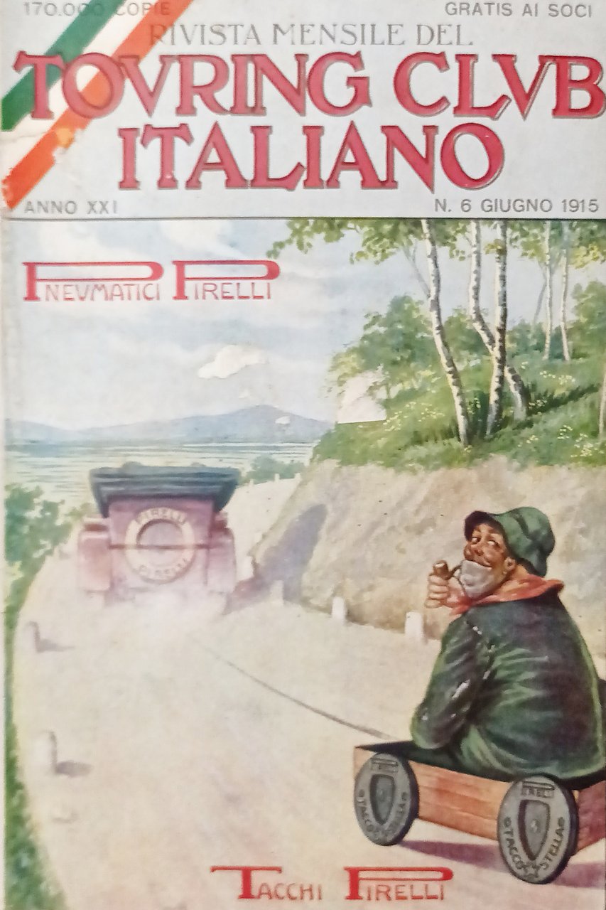 Rivista del Touring Club Italiano N. 6 - 1915 Pubblicità … | Immagine principale