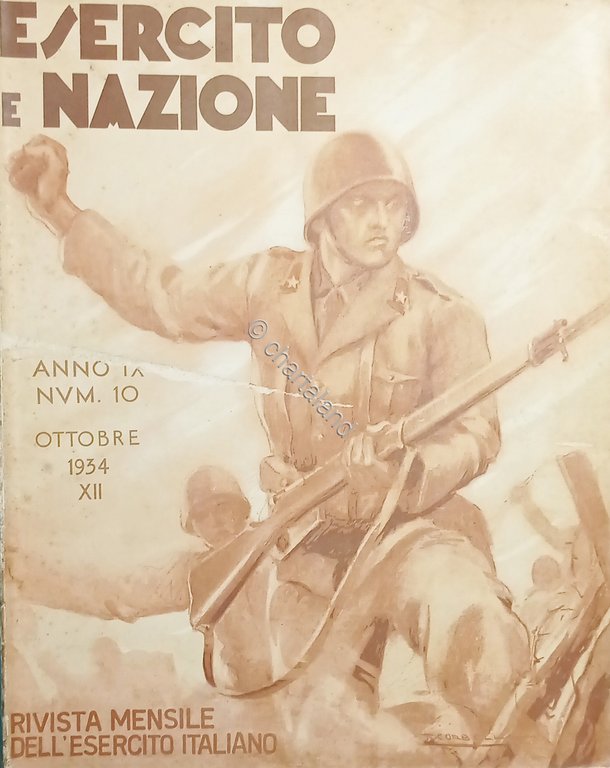 Rivista dell'Esercito Italiano - Esercito e Nazione N. 10 - …