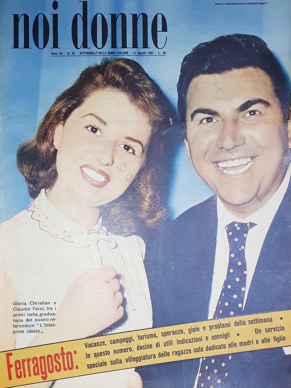 Rivista - Noi donne N. 32 - G. Christian e …