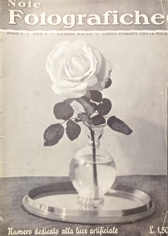 Rivista di Fotografia e Cinematografia Agfa - Note Fotografiche N. …
