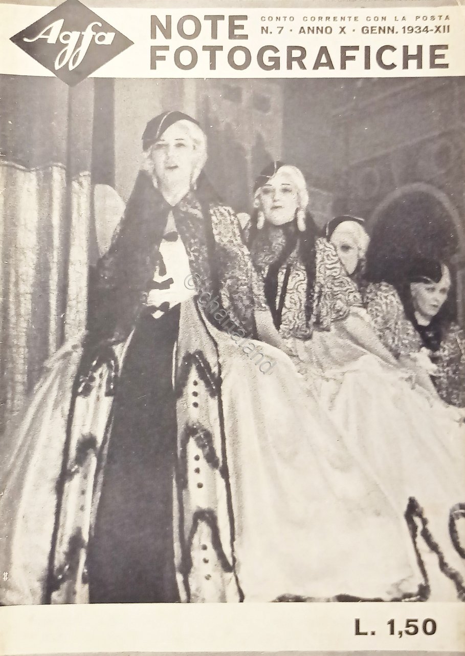 Rivista di Fotografia e Cinematografia Agfa - Note Fotografiche N. …