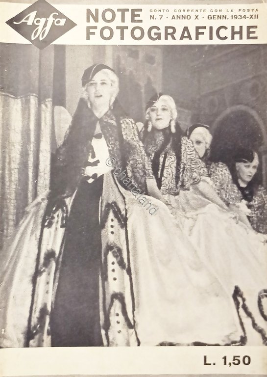 Rivista di Fotografia e Cinematografia Agfa - Note Fotografiche N. …