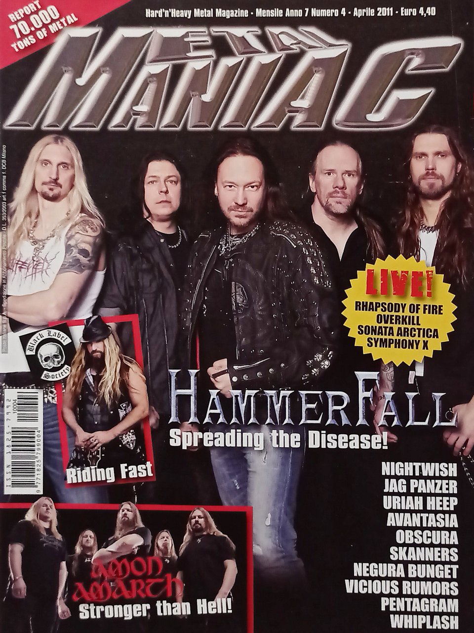 Rivista di Musica - Metal Maniac N. 4 - 2011 …