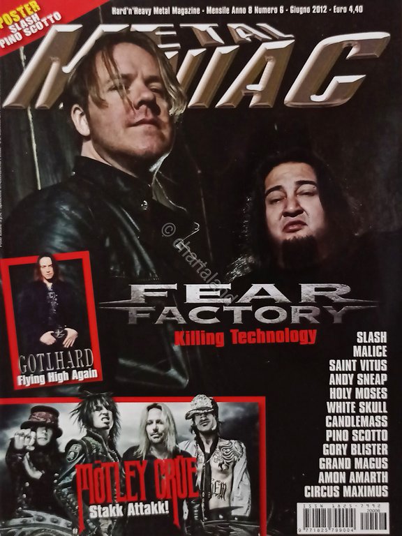 Rivista di Musica - Metal Maniac N. 6 - 2012 …