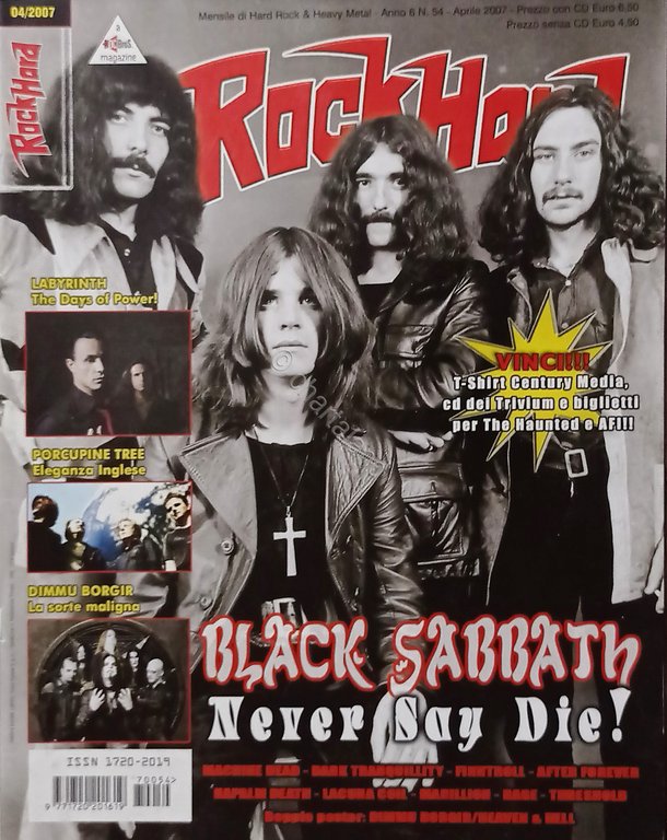 Rivista di Musica - Rock Hard Italia N. 54 - …